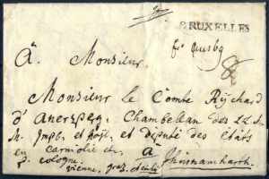 1767, Brief von Bruxelles am 12.11. nach ... 
