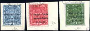 1918, francobolli dAustria con soprastampa ... 