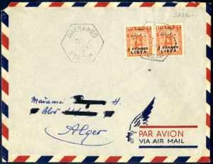 1952,lettera di posta aerea del 31.3.1952 da ... 