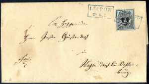1858, Brief aus Lüchow vom 28.10. nach ... 