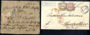 1866/68, Brief aus Ohrdruf (Nr. Stempel 276) ... 