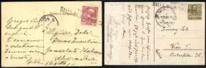 1905-23, due cartoline di correspondenza del ... 