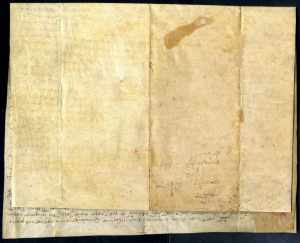 1491, RAVELLO, bella pergamena per la ... 