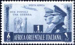 1941, Fratellanza darmi italo-tedesca, 1 L. ... 