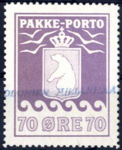 1915/37, Eisbär, Serie 7 Werte (70 öre und ... 