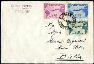 1961, Gronchi rosa, lettera da Tollegno il ... 