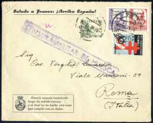 1939, Brief von Huesca am 5.1. nach Rom ... 