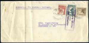 1937/38, zwei Briefe aus Burgos je nach ... 