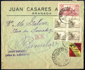 1937, Brief aus Granada am 11.9. nach ... 