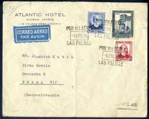1931/39, 3 Briefe aus LAS PALMAS, einer ... 