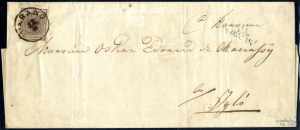 Varano 12.8., 1850, 6 Kreuzer Brief nach ... 
