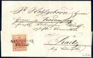 Landskron 27.Sep. 1850, Brief mit 3 ... 