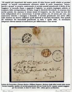 1851, lettera del 30.3.1851 da FUCECCHIO a ... 