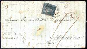 1851, lettera del 10.10.1851 da Cascina via ... 