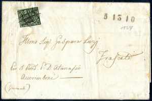 1857/58, 4 lettere da Roma per Frascati ... 