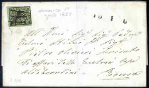 1858, lettera da Frascati il 1.8 per Roma ... 