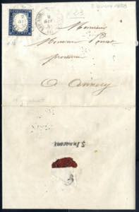 1860, lettera della  S Innocent, Sass. 15