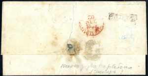 1858, lettera da Salerno il 29.9 ... 