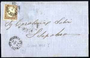1861/63, 3 lettere ed un frammento ... 