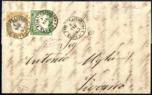 1861/63, 3 lettere ed un frammento ... 
