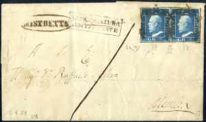 1859, lettera del 5.9.1859 da Mistretta a ... 
