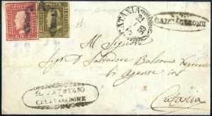 1859, frontespizio di lettera del 3.12.1859 ... 