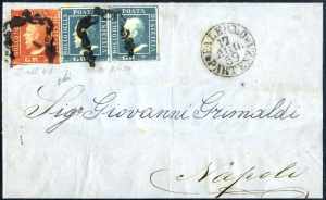 1859, lettera del 17.8.1859 da Palermo a ... 