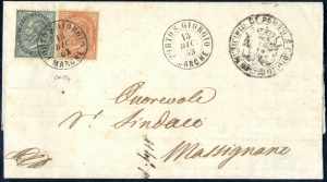 1863, lettera del 13. dicembre 1863 da Porto ... 
