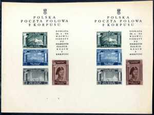 1946, Vittorie polacche in Italia, foglietto ... 