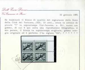 1931, Segnatasse, 10 c. verde ... 