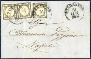 1860/1, insieme di due lettere : 1) del ... 