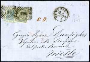 1867, lettera del 17.6.1867 da Venezia a ... 