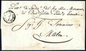 1848, Brief mit vollständigem Inhalt vom ... 