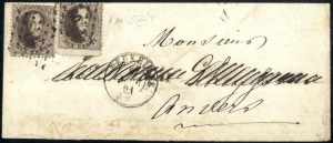 1864, Brief vom 3.9.1864 von Bruxelles nach ... 