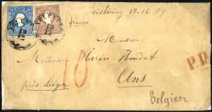 Velencze Brief vom 19.12.1859 nach Ans ... 