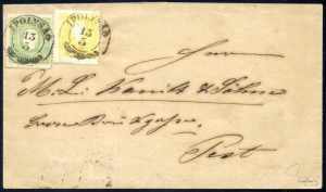 Ipolysag, Brief vom 13.3.1860 nach Pest ... 