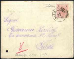 1893, Brief aus Lussinpiccolo (Kroatien) am ... 