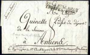 1800/06, 2 Briefe, einer aus Middelbourg vom ... 