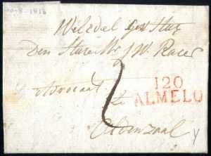 1812/13, zwei Briefe mit Departmentstempeln ... 