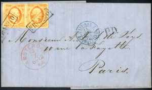 1864, König Wilhelm III, Brief von ... 