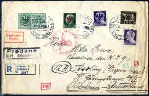 1944, Reko-Express-Brief vom 22.6.1944 von ... 