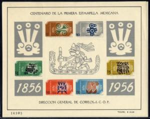 1956, centenary of Mexico´s 1 th postage ... 