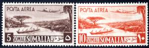 1950, AFIS, posta aerea, 11 val. (S. 1-11 / ... 