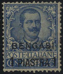 1901, 1 Pia. su 25 Cent. (S. 1)