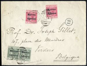 1899, letter from Tanger 15.9.99 to Vervier, ... 
