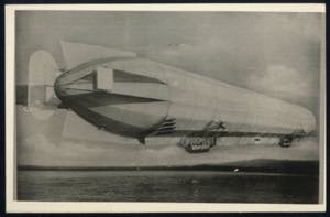 1908, Foto des Luftschiffes Zeppelin LZ 4 ... 