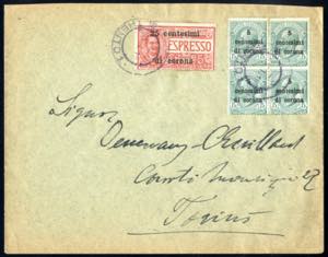 1919, Trento e Trieste, lettera da Trento ... 