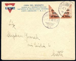 1919, Venezia Giulia, 20 H. su 20 Cent. ... 