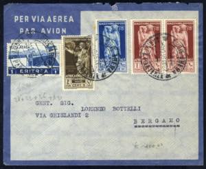 1938, Lettera da Addis Abeba 9.10.1938 per ... 