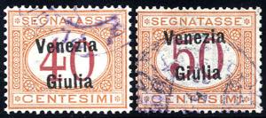 1918, Venezia Giulia, segnatasse, la serie ... 